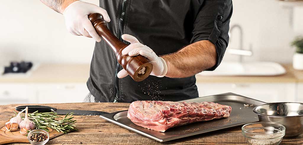 The Marbled Meat Co Chef meat prep